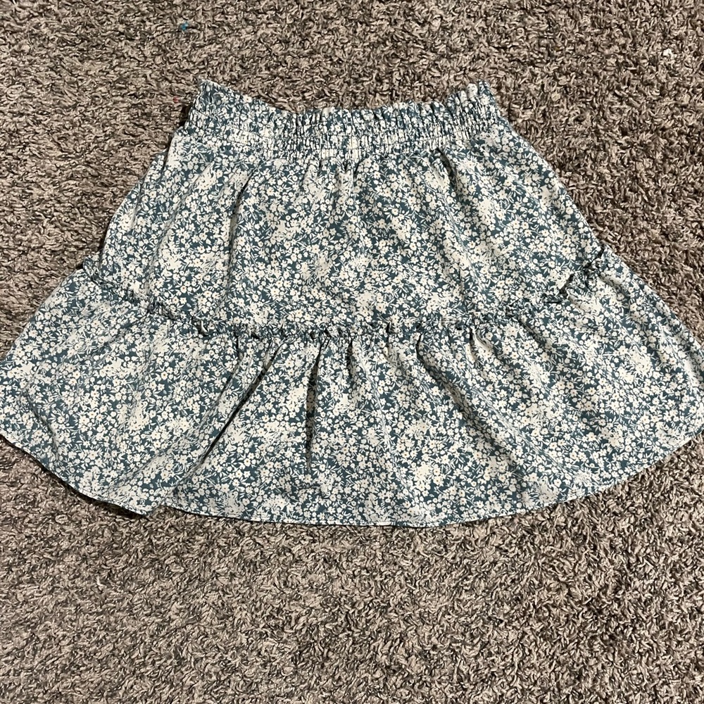 💙Floral Ruffle Modest Skirt💙
